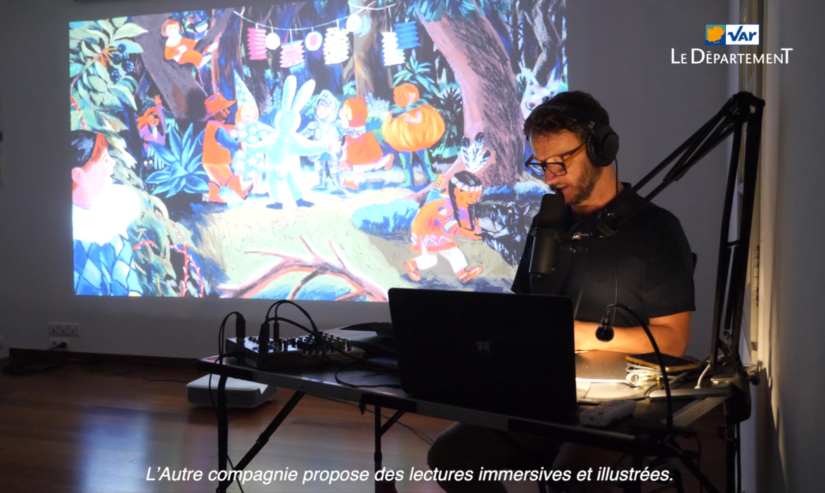 Lecture immersive et illustrée par L'Autre compagnie